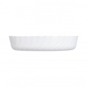 Teglia da Cucina Luminarc Trianon Ovale Bianco Vetro 31 x 24 cm (6 Unità)