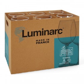 Calice per vino Luminarc Duero Trasparente Vetro (580 ml) (6 Unità)