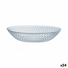 Piatto Fondo Luminarc Pampille Clear Trasparente Vetro (20 cm) (24 Unità)