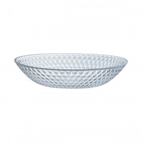 Piatto Fondo Luminarc Pampille Clear Trasparente Vetro (20 cm) (24 Unità)