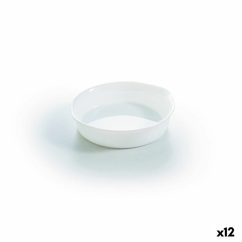 Teglia Luminarc Smart Cuisine Bianco Vetro Ø 14 cm Bassa (12 Unità)