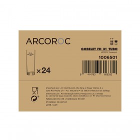 Set di Bicchieri Arcoroc Tubo Trasparente Vetro 300 ml Tubo (24 Unità)