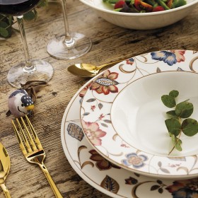 Piatto da pranzo Queen´s By Churchill Jacobean Floreale Ceramica servizio di piatti (6 Unità)