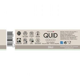 Thermos Quid Cocco Bianco Metallo 350 ml