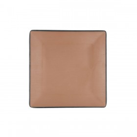 Piatto da pranzo Bidasoa Gio Marrone Plastica 21,5 x 21,5 cm (12 Unità)