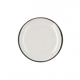 Piatto da pranzo Ariane Vital Filo Bianco Ceramica Ø 27 cm (6 Unità)