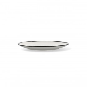 Piatto da pranzo Ariane Vital Filo Bianco Ceramica (6 Unità)