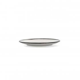 Piatto da pranzo Ariane Vital Filo Bianco Ceramica Ø 21 cm (12 Unità)