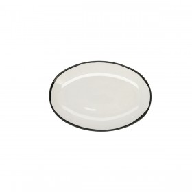 Vassoio per aperitivi Ariane Vital Filo Ceramica Bianco Ø 26 cm (12 Unità)