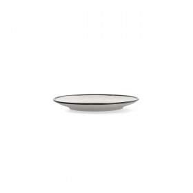 Piatto da pranzo Ariane Vital Filo Bianco Ceramica Ø 18 cm (12 Unità)
