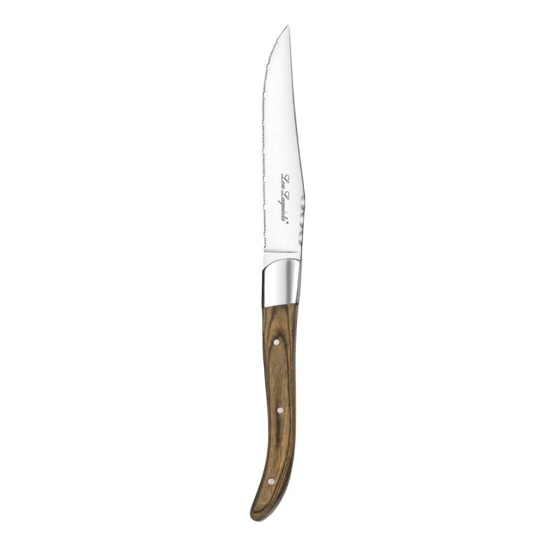 Set di Coltelli per Carne Lou Laguiole Louis Legno di noce Metallo 23 x 2 x 1 cm Carni (6 Unità)