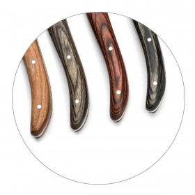 Set di Coltelli per Carne Lou Laguiole Louis Legno di noce Metallo 23 x 2 x 1 cm Carni (6 Unità)