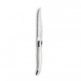 Set di Coltelli per Carne Lou Laguiole Rustic Bianco Metallo 13 cm Carni (6 Unità)