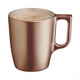 Tazza Mug Luminarc Flashy Marrone Chiaro 250 ml Vetro (6 Unità)