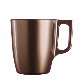 Tazza Mug Luminarc Flashy Marrone 250 ml Vetro (6 Unità)