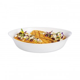 Teglia da Cucina Luminarc Smart Cuisine 32 x 20 cm Bianco Vetro (6 Unità)