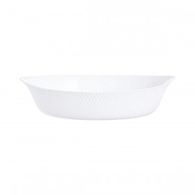 Teglia da Cucina Luminarc Smart Cuisine 32 x 20 cm Bianco Vetro (6 Unità)