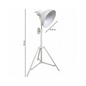 Lampada da Terra Alexandra House Living Bianco 30 x 105 x 30 cm