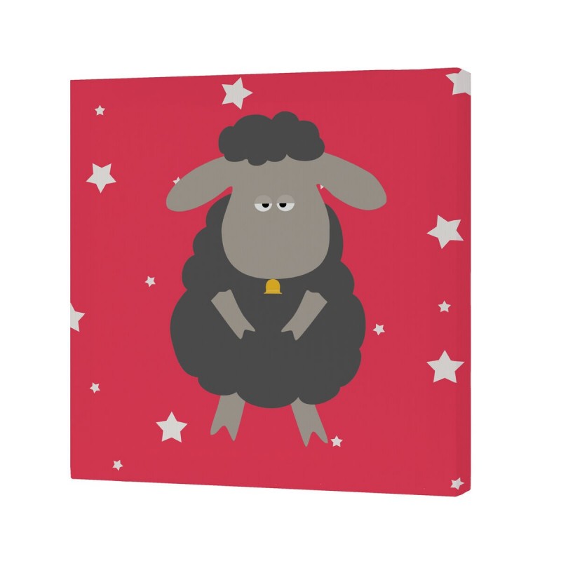 Tela HappyFriday Baleno Teen Little sheep Multicolore 27 x 27 cm