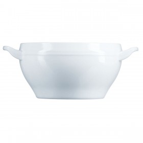 Tazze per Consommé Luminarc Bol Opal Bianco 540 ml Con manici (24 Unità)