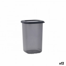 Contenitore per Conservare gli Alimenti Quid City Grigio 1,2 L Con coperchio (12 Unità)