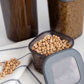 Contenitore per Conservare gli Alimenti Quid City Grigio 1,75 L Con coperchio (12 Unità)