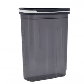 Contenitore per Conservare gli Alimenti Quid City Grigio 2,7 L Con coperchio Dispenser (12 Unità)