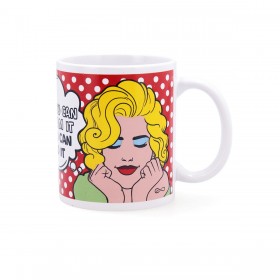 Tazza Quid Pin Up Fumetti Multicolore Ceramica 330 ml (12 Unità)