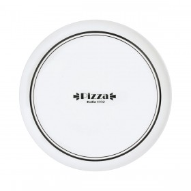 Piatto per Pizza Luminarc Firend's Time Bistro Bianco Nero Vetro Ø 32 cm (12 Unità)