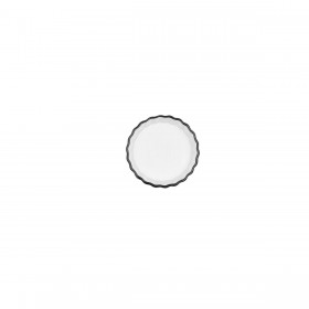 Vassoio per aperitivi Quid Gastro Bianco Nero Ceramica 10,5 x 3 cm (12 Unità)