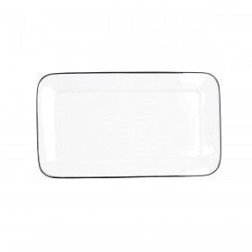 Vassoio per aperitivi Quid Gastro Bianco Ceramica 31 x 18 cm (6 Unità)