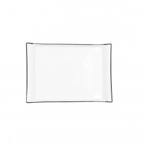 Vassoio per aperitivi Quid Gastro Bianco Ceramica 26 x 18 cm (6 Unità)