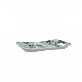 Vassoio per la colazione Quid Habitat Multicolore Plastica 33,5 x 23 x 3,5 cm Con manici Fogli (12 Unità)
