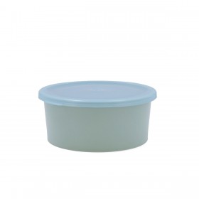Porta Pranzo Rotondo con Coperchio Quid Inspira 760 ml Verde Plastica (12 Unità)