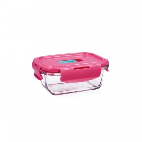 Porta pranzo Ermetico Luminarc Pure Box Holy Bicolore Vetro 380 ml (6 Unità)