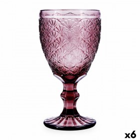 Calice Bidasoa Rose Moon Rosa Vetro 350 ml (6 Unità)