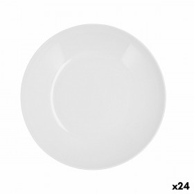 Piatto Fondo Quid Select Basic Bianco Plastica 23 cm (24 Unità)