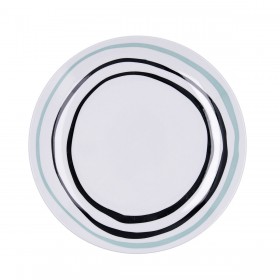 Piatto da pranzo Bidasoa Zigzag Multicolore Ceramica Ø 26,5 cm (12 Unità)