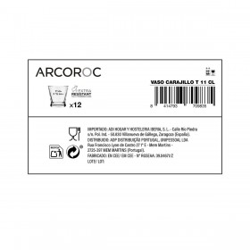 Set di Bicchieri Arcoroc Carajillo Trasparente Vetro 110 ml Caffè (12 Unità)