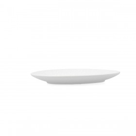 Piatto Bidasoa Fosil Bianco Ceramica Allumina 15,8 x 13,8 x 2 cm Caffè (8 Unità)