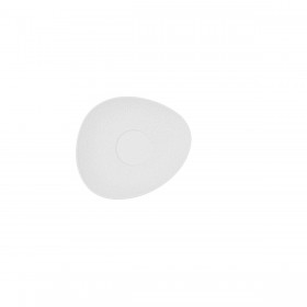 Piatto Bidasoa Fosil Bianco Ceramica Allumina 13,3 x 11,6 x 1,7 cm Caffè (12 Unità)
