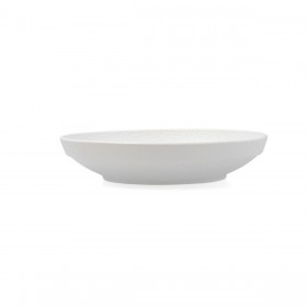 Piatto Fondo Bidasoa Fosil Bianco Ceramica 21 x 21 x 4,7 cm (6 Unità)