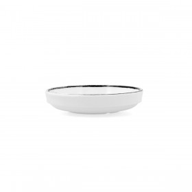 Ciotola Quid Select Filo Bianco Nero Plastica 14 x 3 cm (12 Unità)