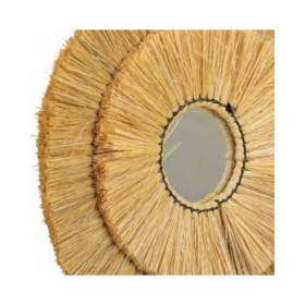 Specchio da parete Alexandra House Living Marrone 77 x 3 x 97 cm Geometrico