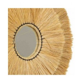 Specchio da parete Alexandra House Living Marrone 77 x 3 x 97 cm Geometrico