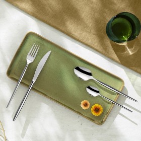 Coltello da tavola Amefa Soprano Inox Metallo Acciaio inossidabile 12 Unità