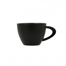 Tazza Bidasoa Fosil Nero Ceramica Allumina 220 ml (8 Unità)