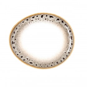 Piatto da pranzo Ariane Jaguar Freckles Marrone Ceramica Ovale 18,7 cm (6 Unità)
