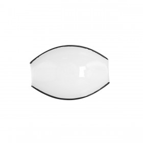 Ciotola Ariane Vital Filo Bianco Nero Ceramica 19 x 13,5 cm (8 Unità)