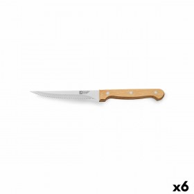 Coltello da Bistecca Richardson Sheffield Artisan Nero Legno Metallo Acciaio inossidabile 11 cm (6 Unità)